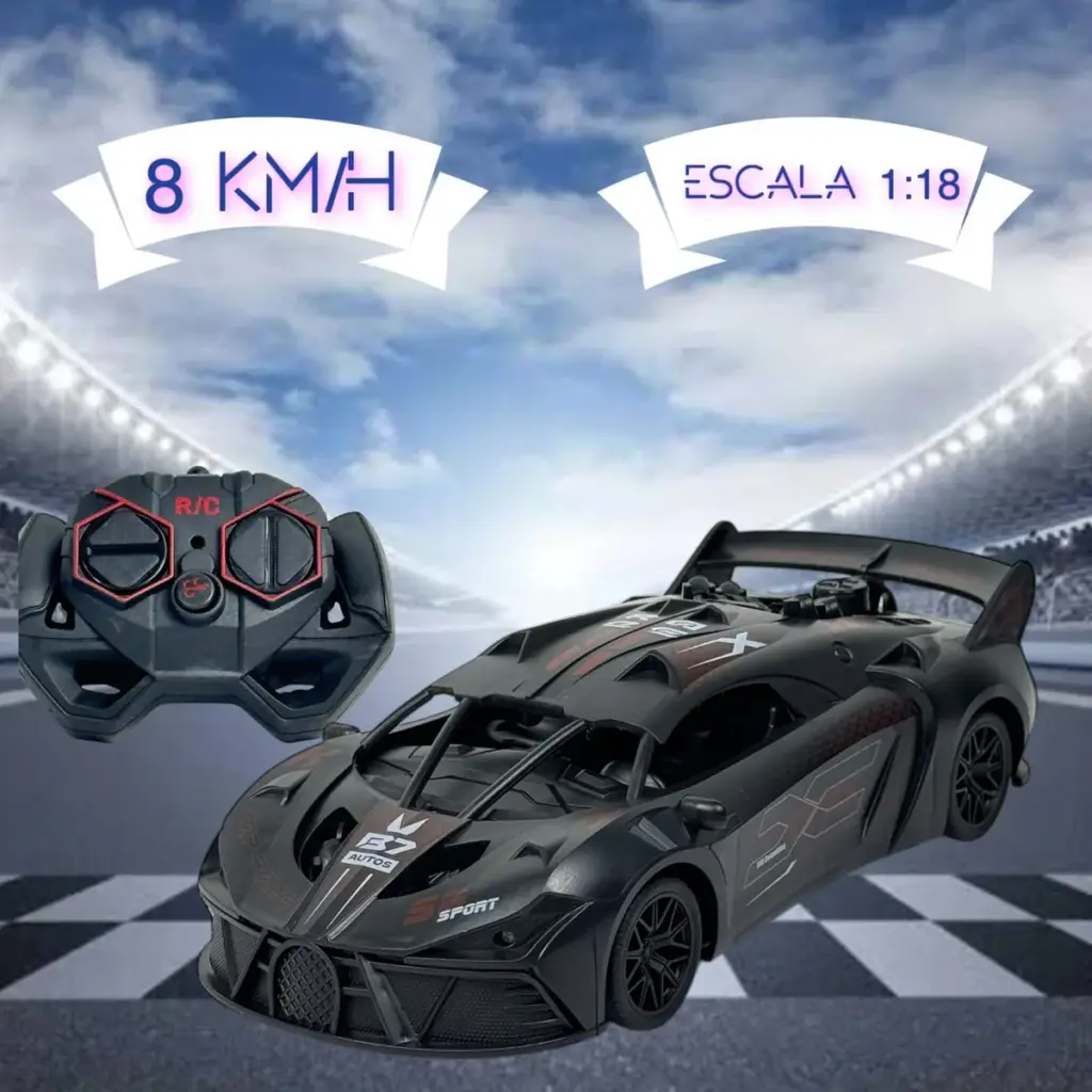 Toy King RC 857 conquista crianças com fumaça e LEDs