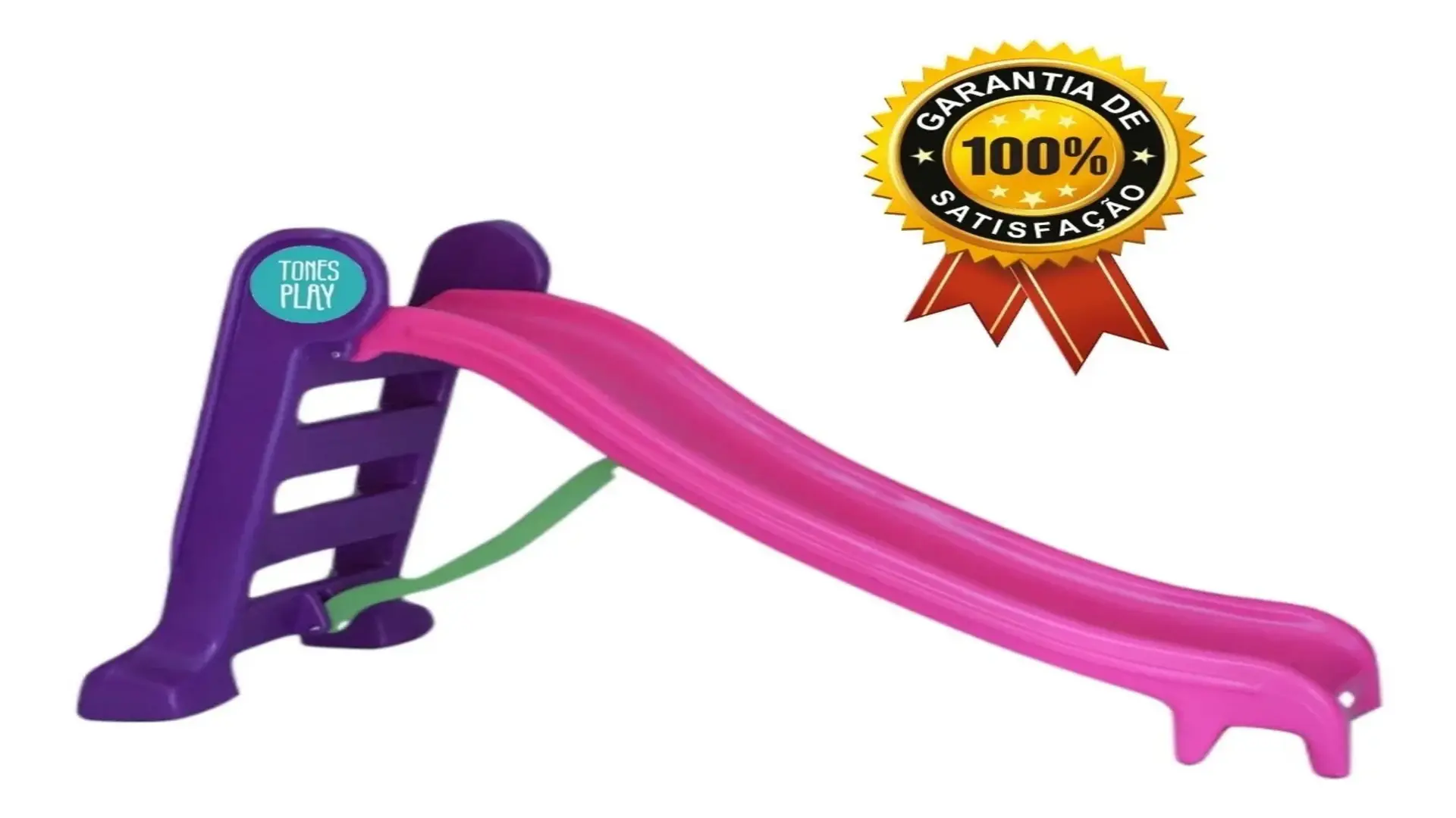 Escorregador Comfort Plus Rosa se destaca em espaços pequenos