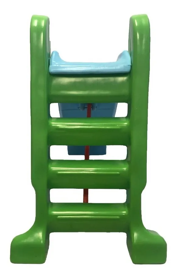 Escorregador infantil médio Azul Claro e Verde conquista pais