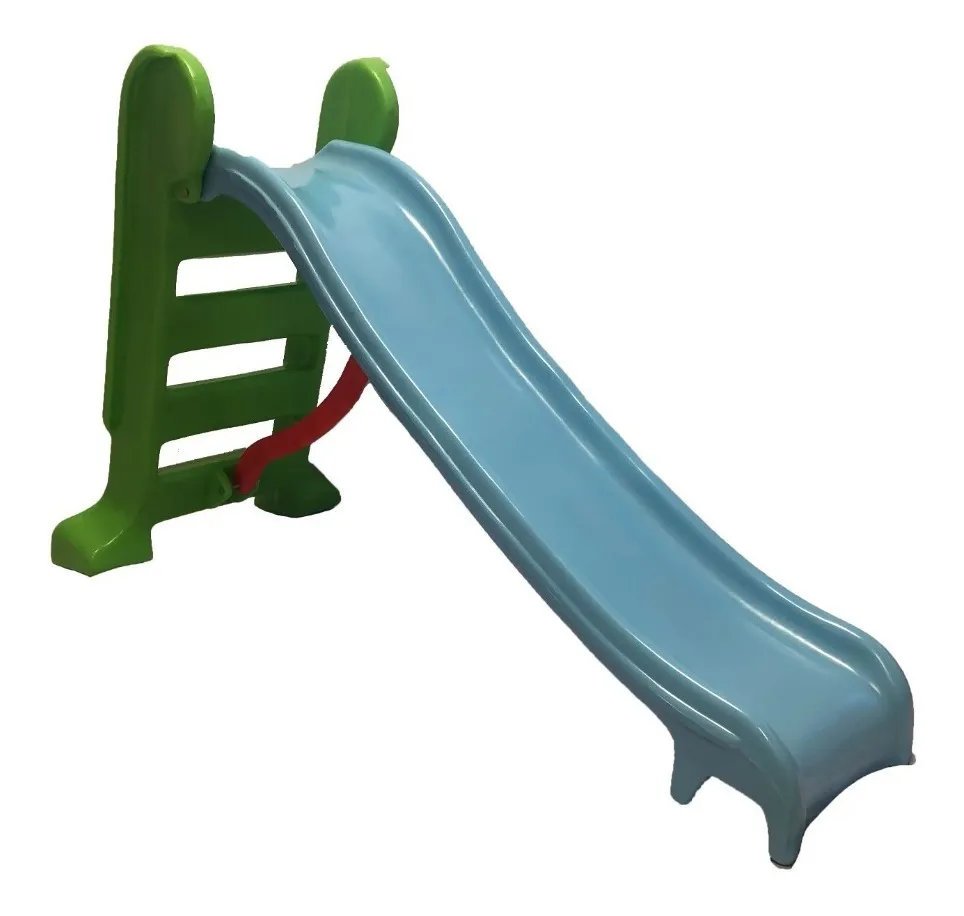 Escorregador infantil médio Azul Claro e Verde conquista pais