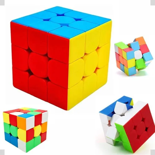 Kit Moyu: cubos 2x2, 3x3 e Pirâmide que desafiam família