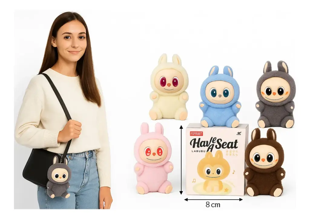 Labubu Pop Mart colecionável de luxo conquista crianças