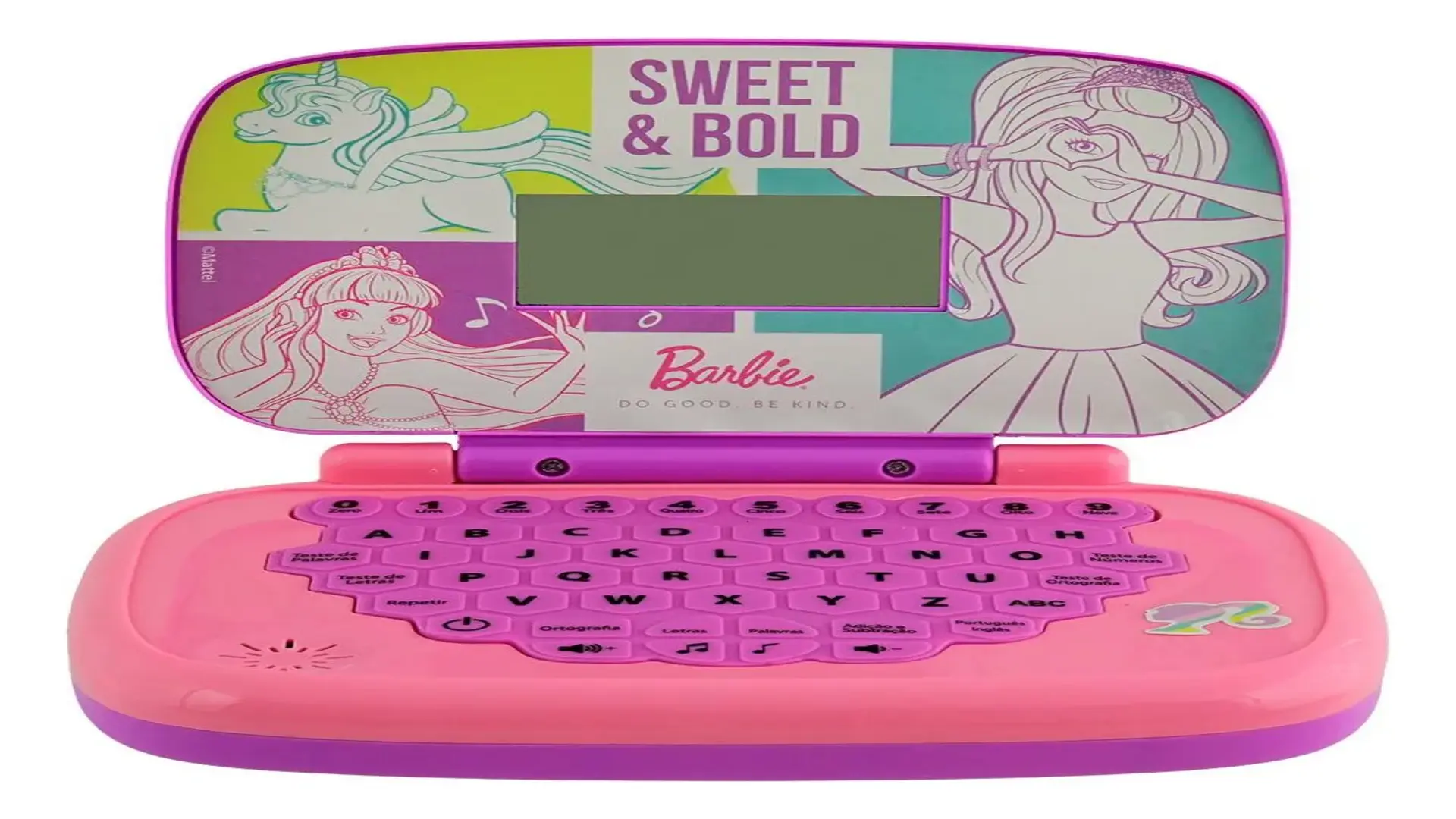 Laptop Barbie Candide Bilingue reforça inglês e português