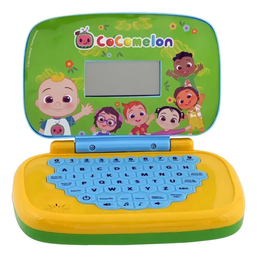Laptop Candide Cocomelon bilíngue faz a alegria dos pequenos