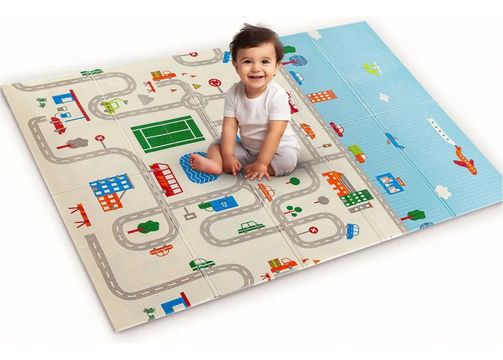 Tapete sensorial dobrável da I Love Baby faz sucesso em casa