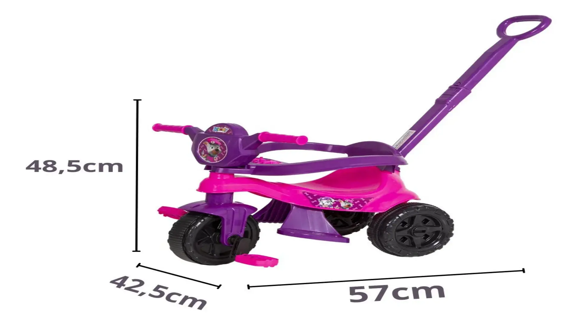 Triciclo Kendy Baby Dog: leveza e segurança no passeio
