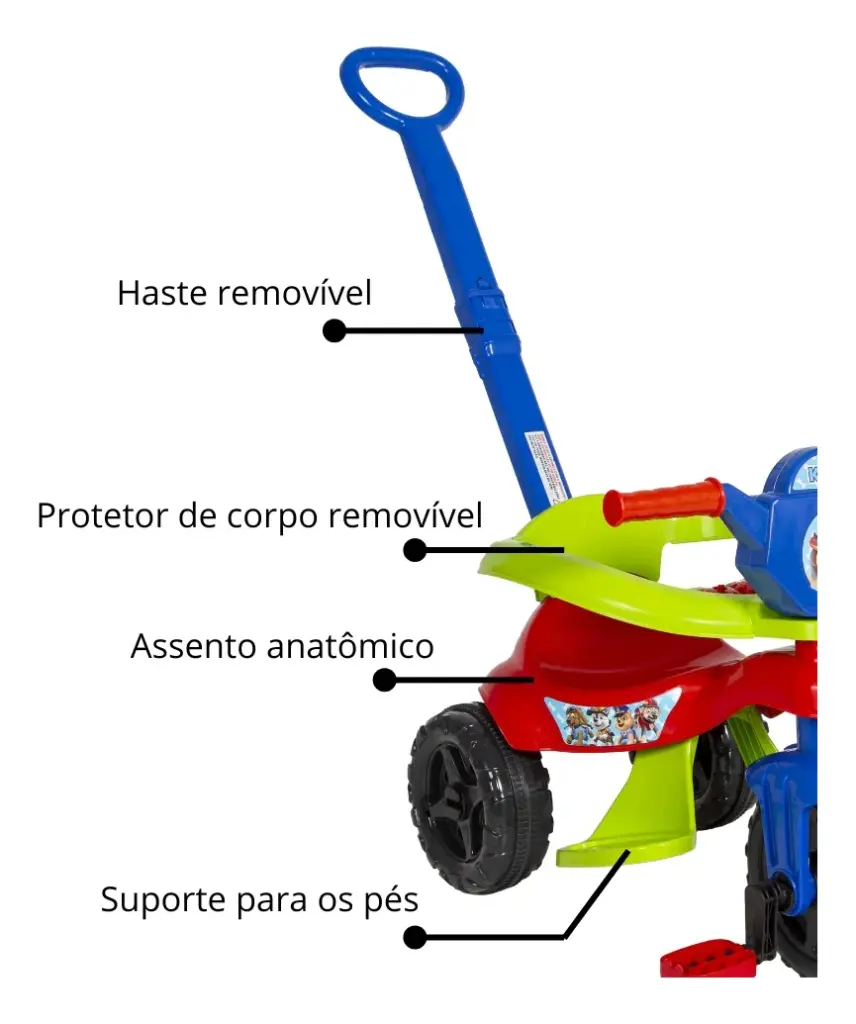 Motoca Kemotoca Kendy Baby Dog encanta em cada passeio