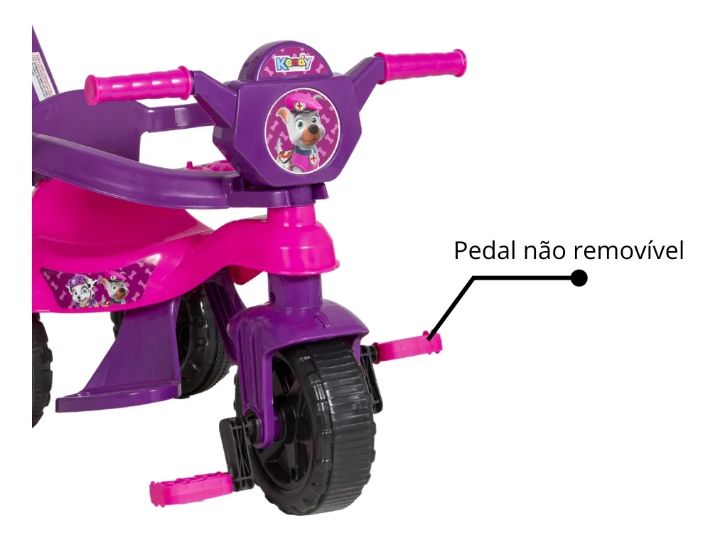 Triciclo Kendy Baby Dog: leveza e segurança no passeio