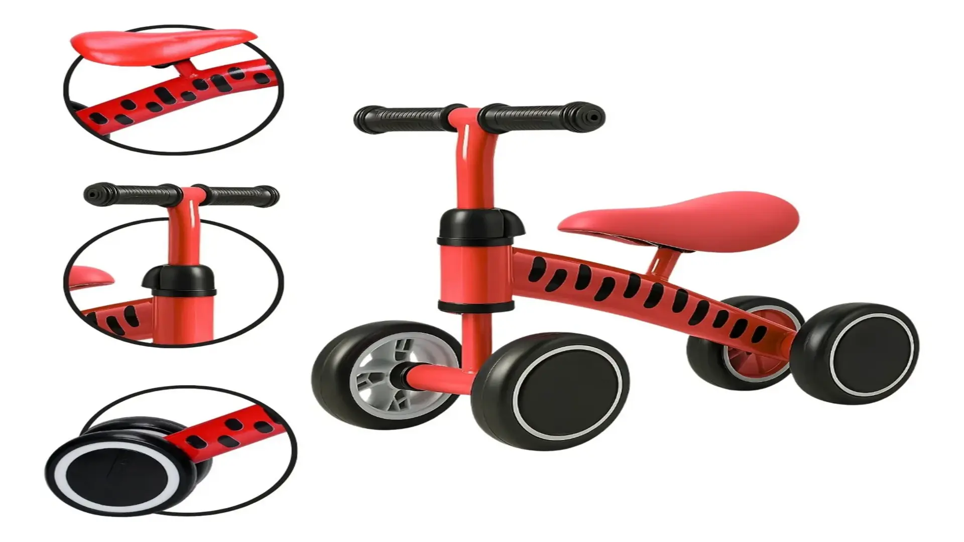 Andador-bicicleta sem pedal ganha espaço entre pais