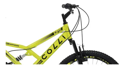 Bicicleta Colli GPS Aro 26 amarela prova conforto e robustez