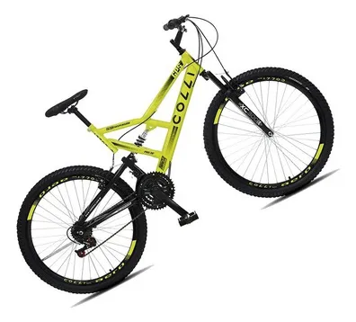 Bicicleta Colli GPS Aro 26 amarela prova conforto e robustez