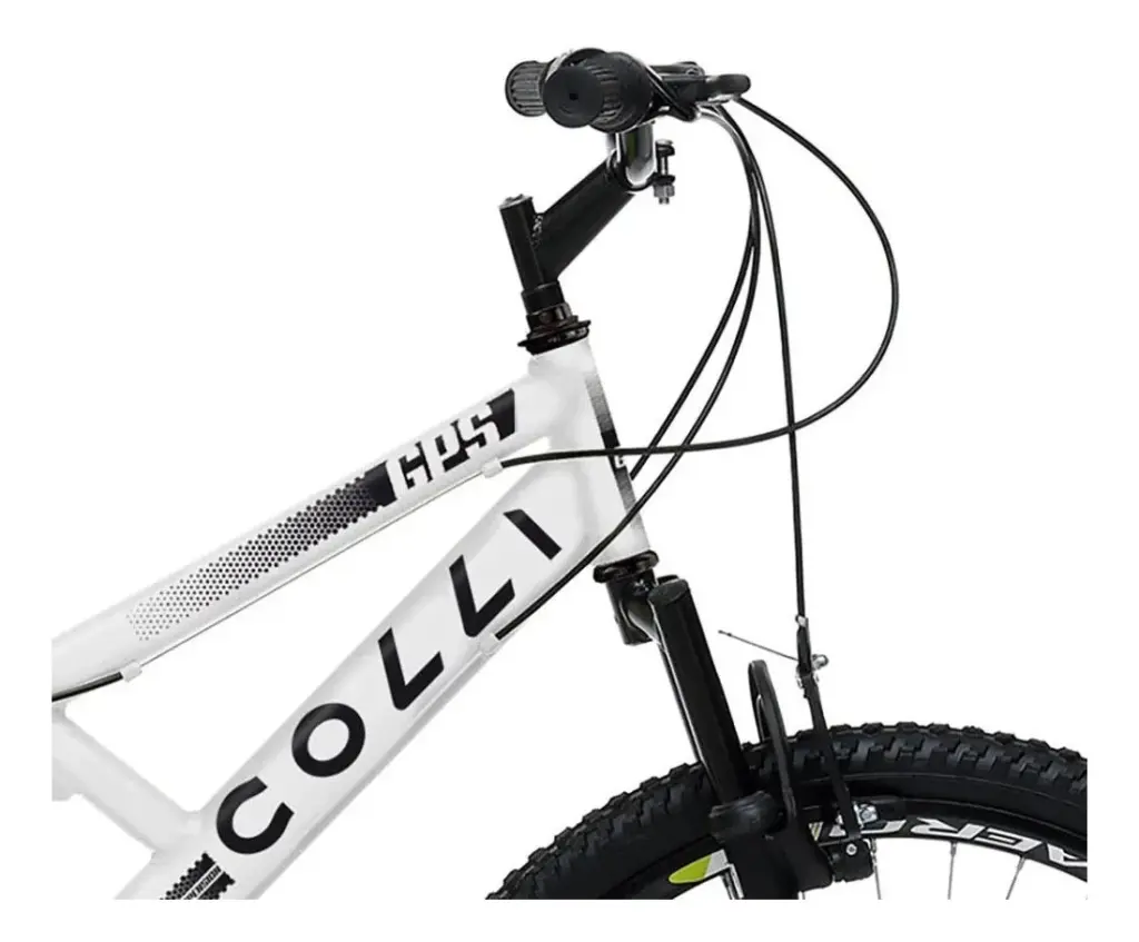Bike Colli Aro 26 GPS tem suspensão dupla e design clean