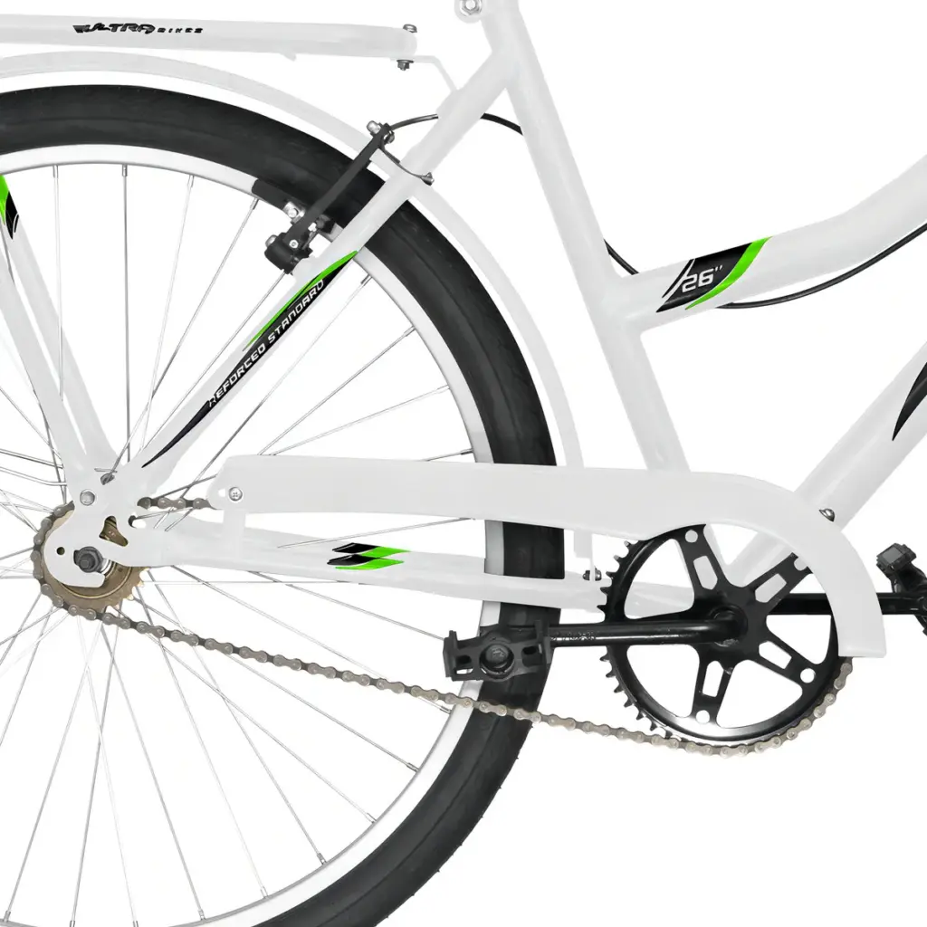 Bike vintage urbana com cesto traz estilo retrô à cidade