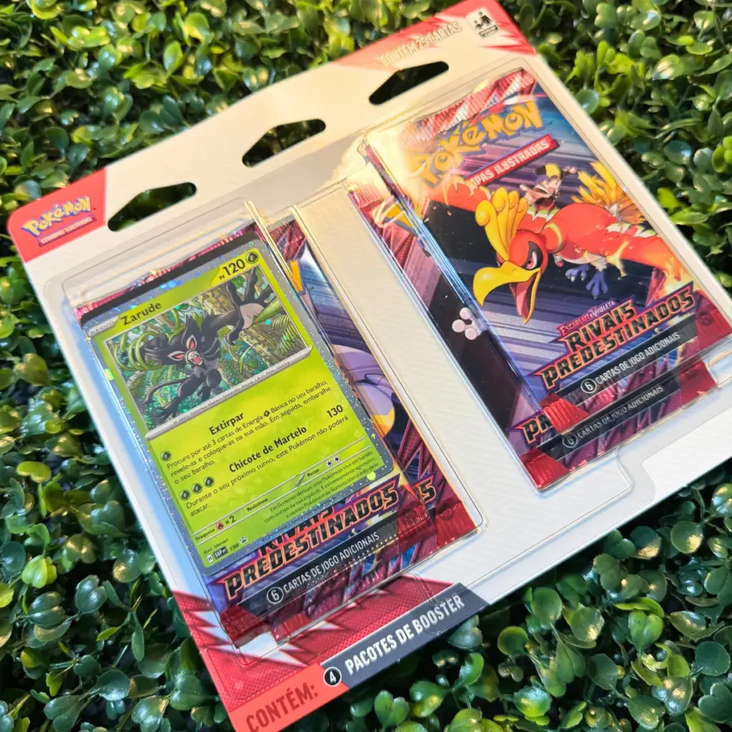 Blister Quádruplo Pokémon Zarude em português encanta pais