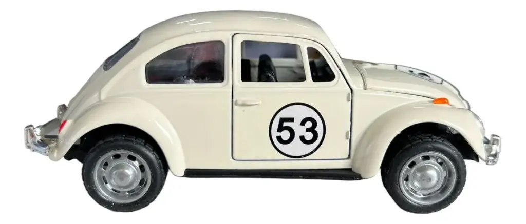 Carrinho Fusca Herbie 53 1:32 impressiona pais colecionadores