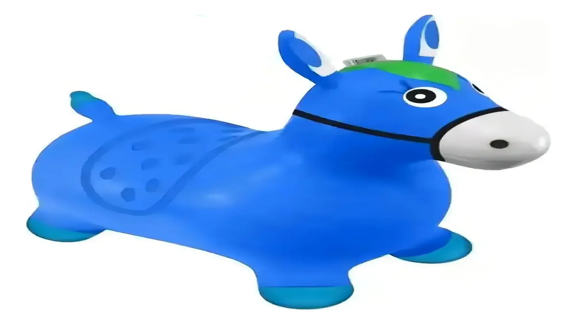 Cavalinho Pula-Pula Azul Estimula Equilíbrio e Diversão