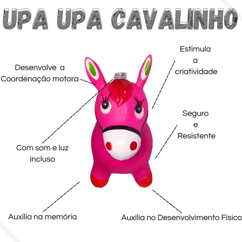 Cavalinho Upa Upa Musical Laranja conquista apartamentos