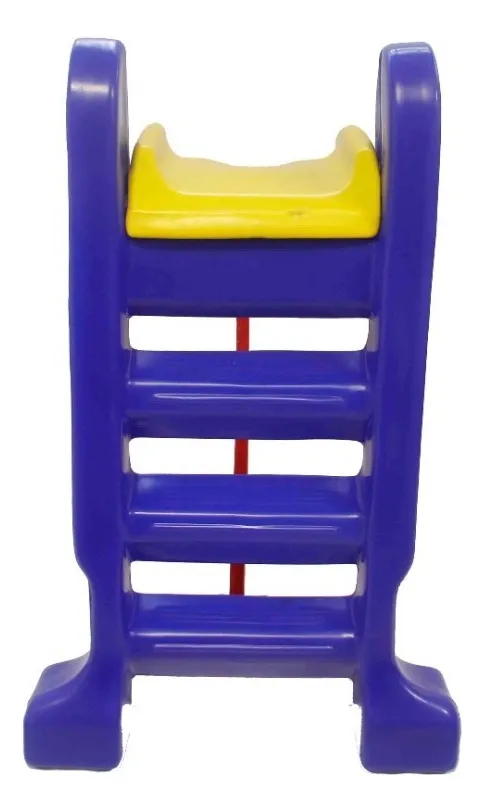 Escorregador Infantil 3 Degraus Amarelo e Azul da Valentina