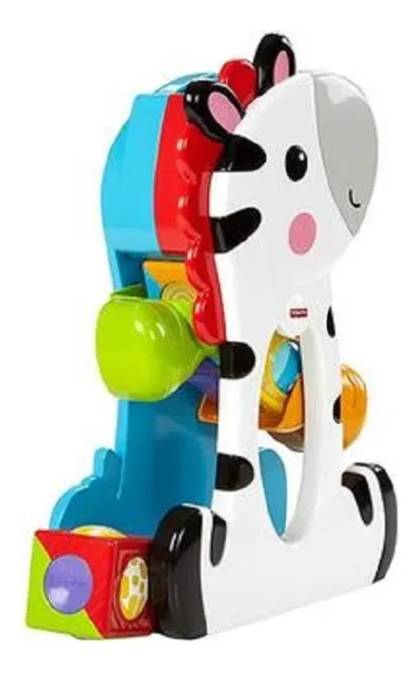 Fisher-Price Zebra: descoberta e diversão com 3 blocos