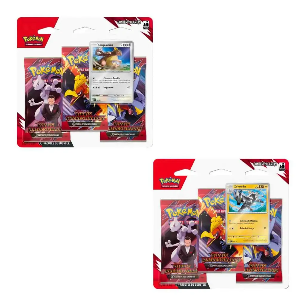 Kit Pokémon Rivais Predestinados em Português agrada pais