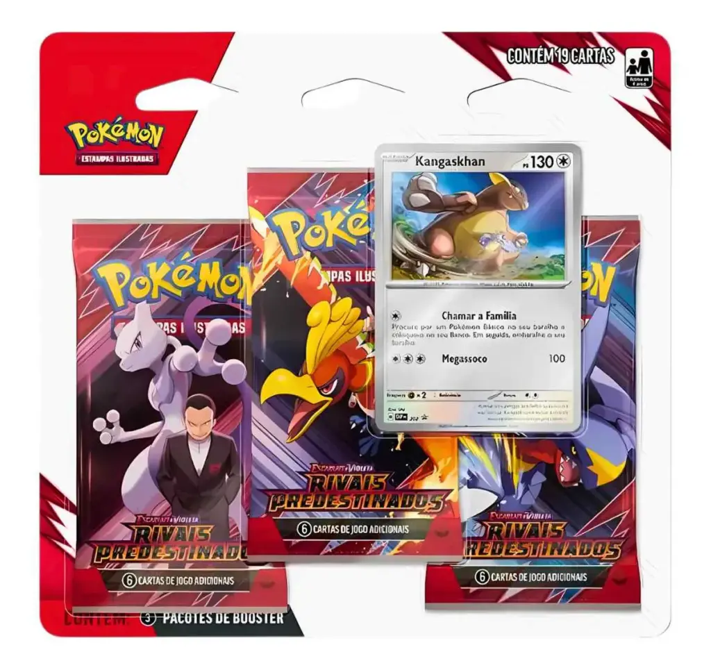 Kit Pokémon Rivais Predestinados em Português agrada pais