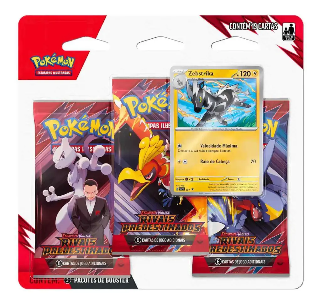 Kit Pokémon Rivais Predestinados em Português agrada pais