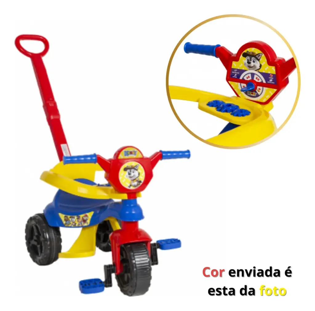 Motoca Infantil Kendy Azul: segurança e diversão no parque