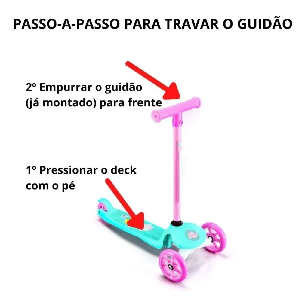 Patinete Turma da Aventura Rosa ganha elogios de pais