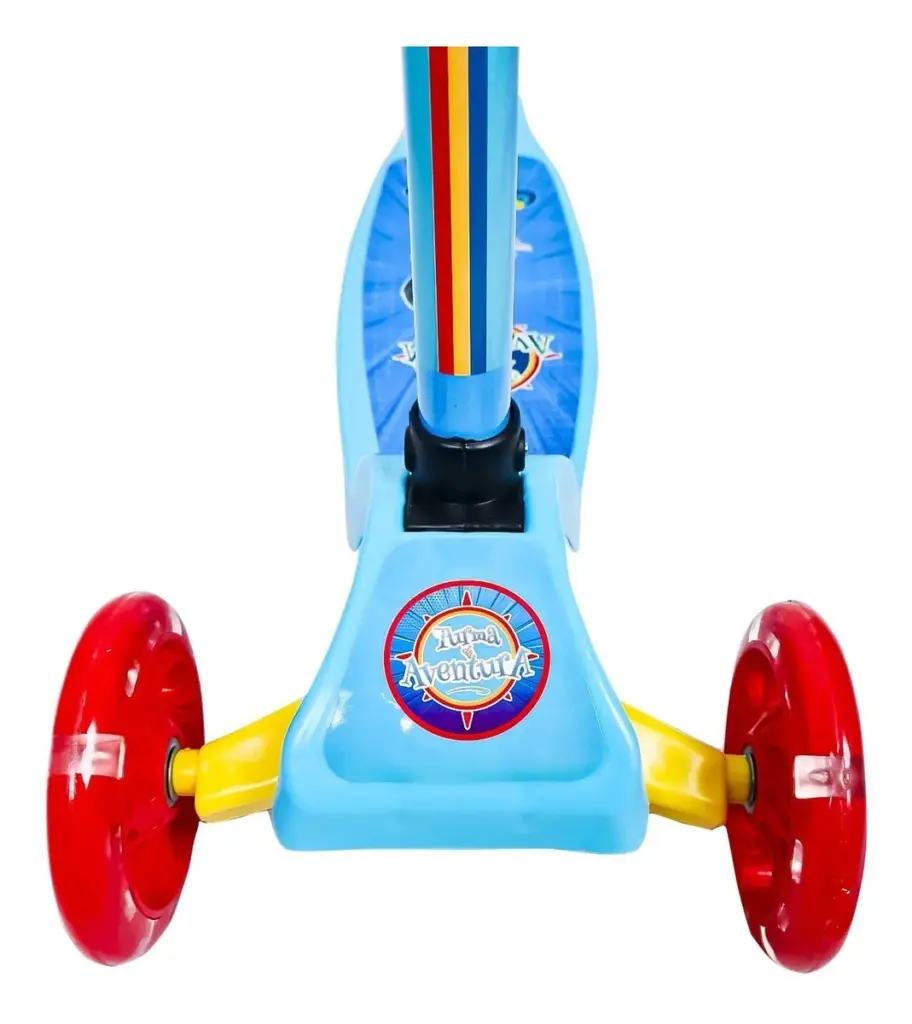 Patinete Unitoys 3 Rodas LED diverte pais e crianças