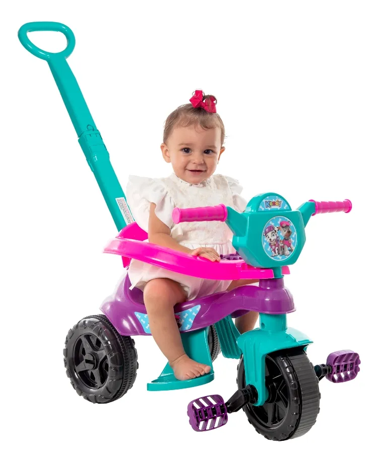 Triciclo Kendy Kemotoca Baby Dog: conforto e diversão